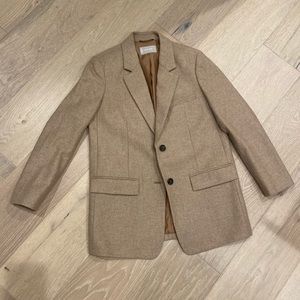 Everlane oversized wool blazer size 4 - rare camel/tan color